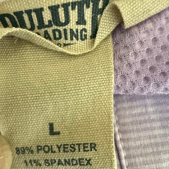 Duluth Trading Co Shirt Womens L Sol Survivor Sun Protection 1/4 Snap Tunic - Picture 7 of 8